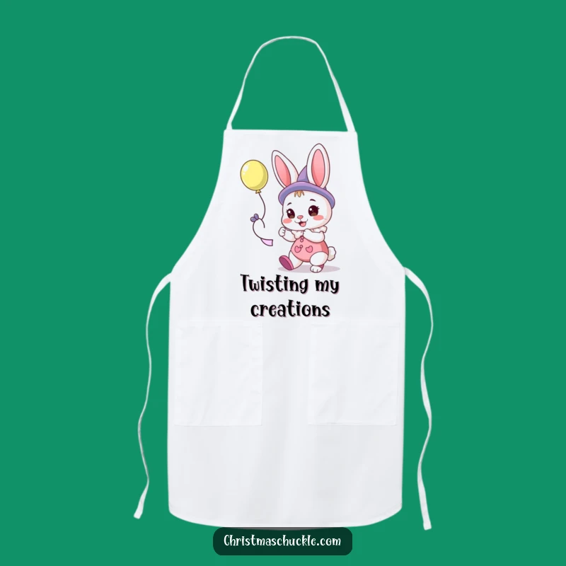 Funny Bunny Clown Apron: Hilarious Kitchen Wear, Perfect Funny Gift for Cooks