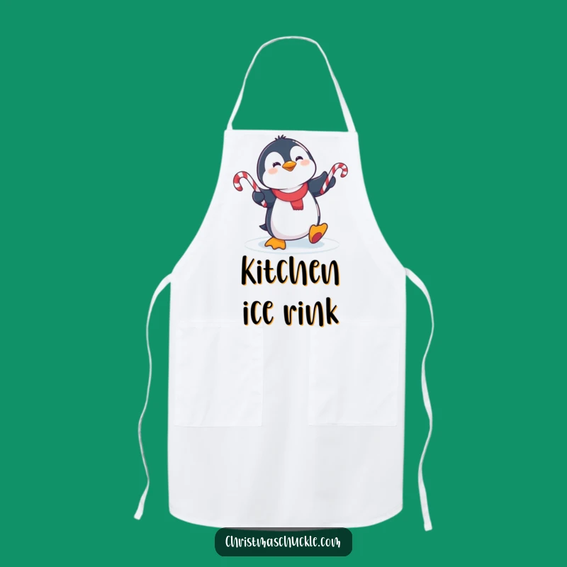 Funny Penguin Juggling Apron: Cook Up Laughs with Icy Flair