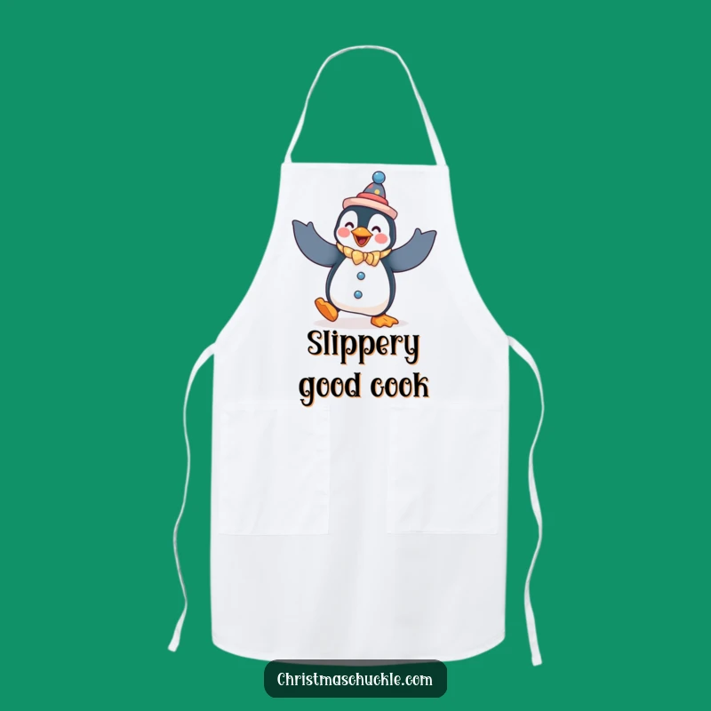 Funny Penguin Clown Apron: Hilarious Kitchen Gift for Chefs Who Love to Dance