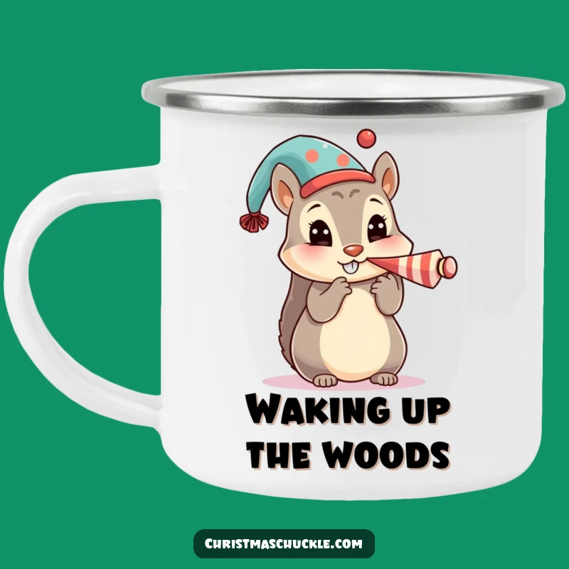 Funny Squirrel Camping Mug: Honking Clown Horn for Playful Campouts