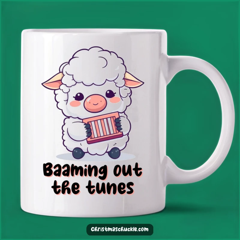 Funny Sheep Clown Mug: A Hilarious Gift for Music Lovers & Sheep Fans
