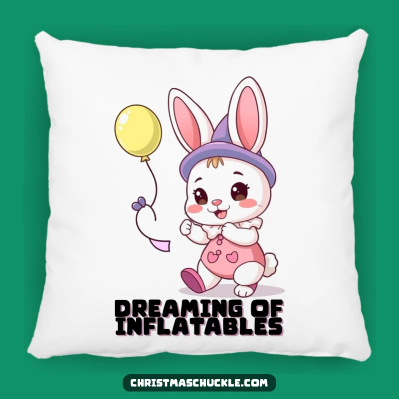 Funny Bunny Clown Pillow: Comfy and Hilarious Gift for Cozy Fun