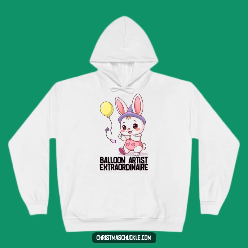 Cozy Funny Bunny Clown Hoodie: Warm and Hilarious Gift for All Ages