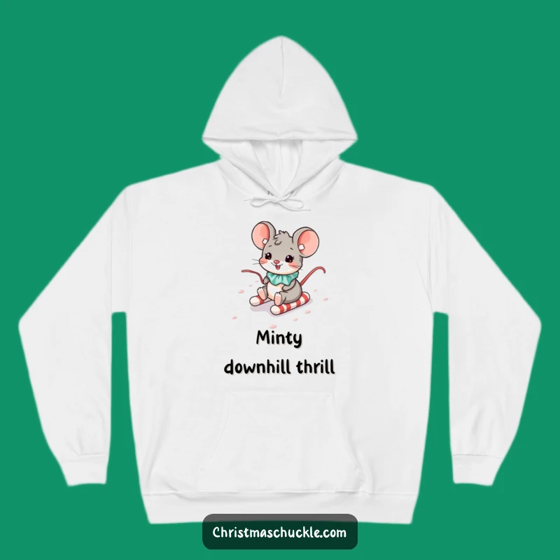 Cozy Funny Mouse Clown Hoodie: Warm Winter Gift with Hilarious Charm