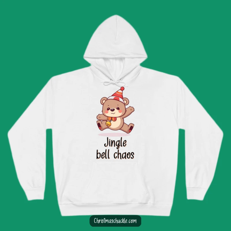 Cozy Funny Bear Tripping Hoodie: Stay Warm Through Holiday Mishaps, Great Gag Funny Gift