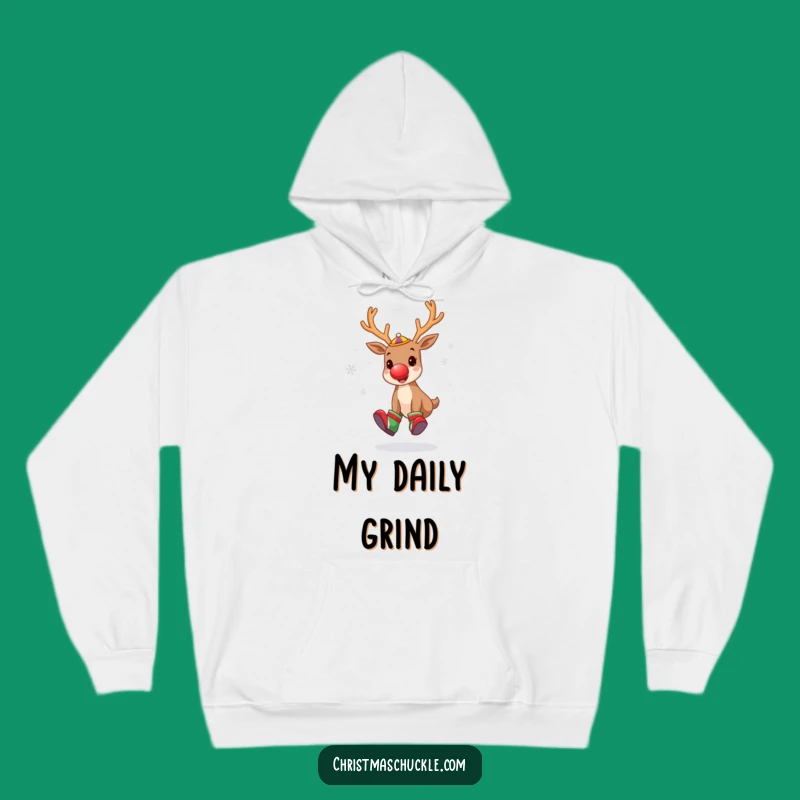 Cozy Funny Reindeer Clown Hoodie: Ultimate Warmth and Holiday Laughter