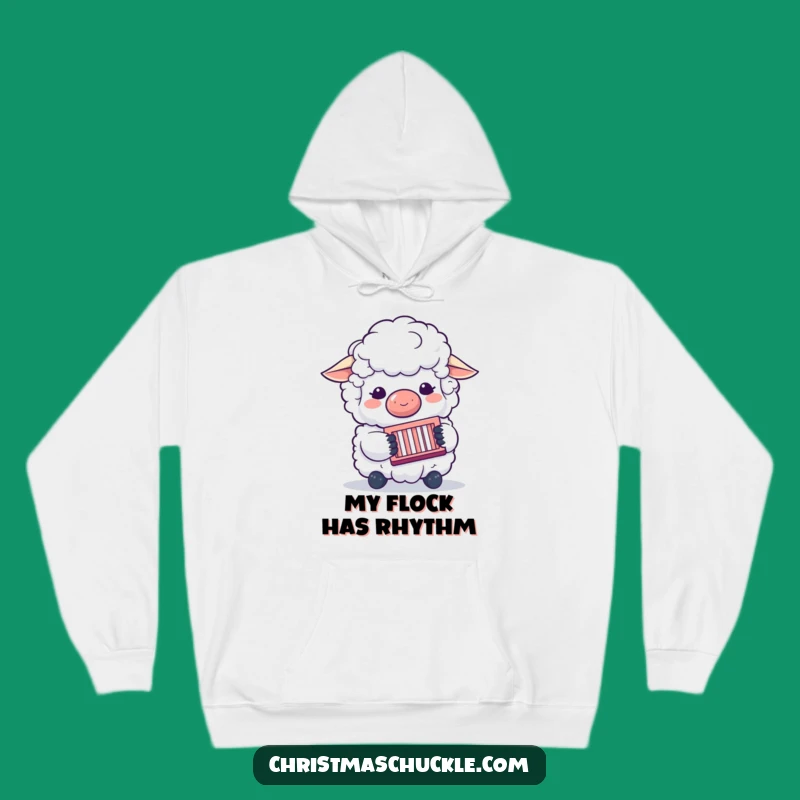 Funny Sheep Clown Hoodie: Cozy Up with Musical Merriment and Humor