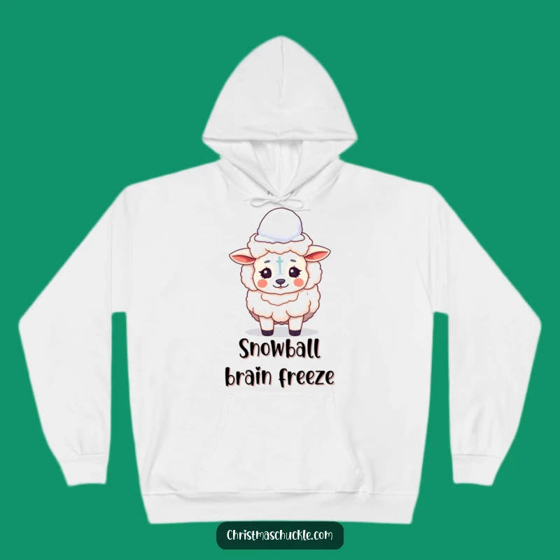 Cozy Funny Sheep Clown Hoodie: Snuggle Up with Winter Whimsy