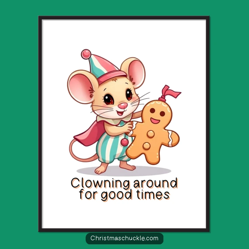 Free Printable Mouse Clown Wall Art: Heroic & Funny Downloadable Decor for a Smile