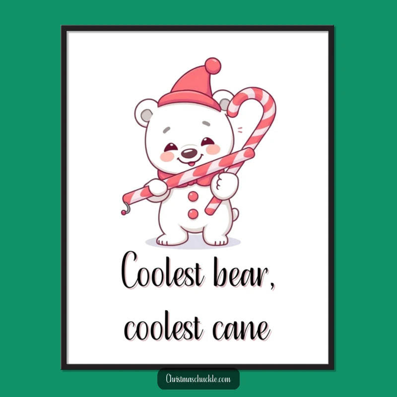 Free Printable Polar Bear Clown Wall Art: Funny Downloadable Decor for Your Den!