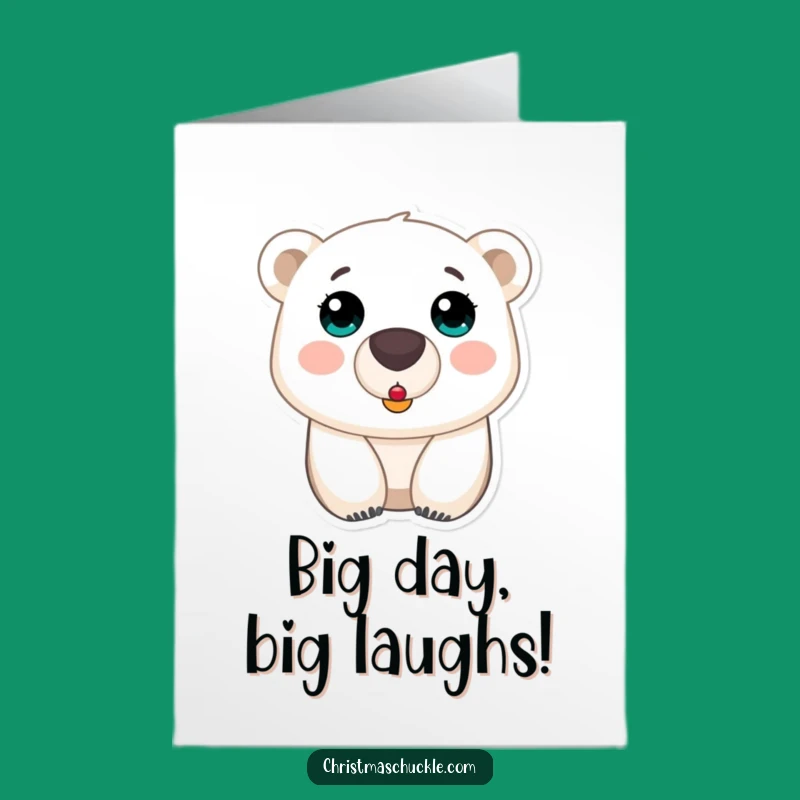 Free Printable Birthday Card: Surprised Clown Bear, Hilarious Downloadable Gift for Laughs