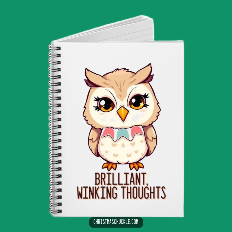 Funny Owl Clown Notebook: Playful Wink - Journal for Wise Ideas