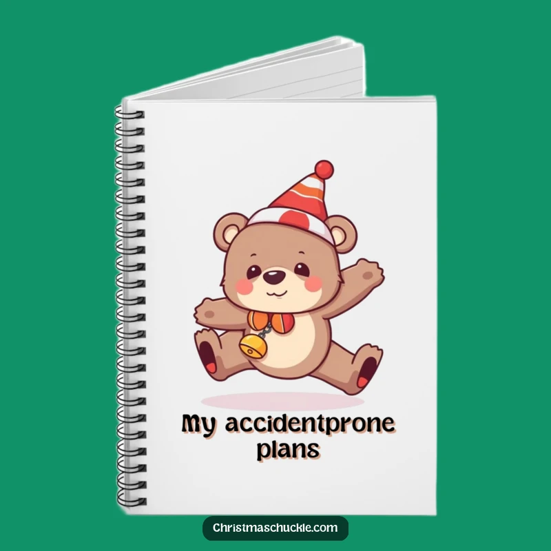 Funny Bear Tripping Notebook: Jot Down Your Holiday Shenanigans, Inspiring Gag Funny Gift