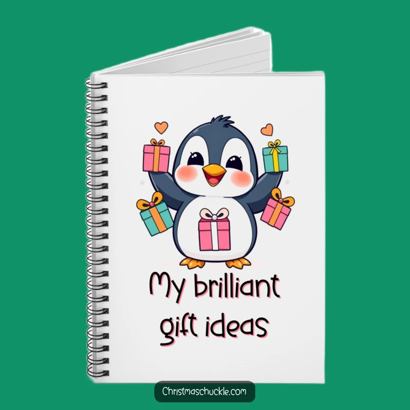 Funny Penguin Juggling Notebook: Organize Your Thoughts with Flair