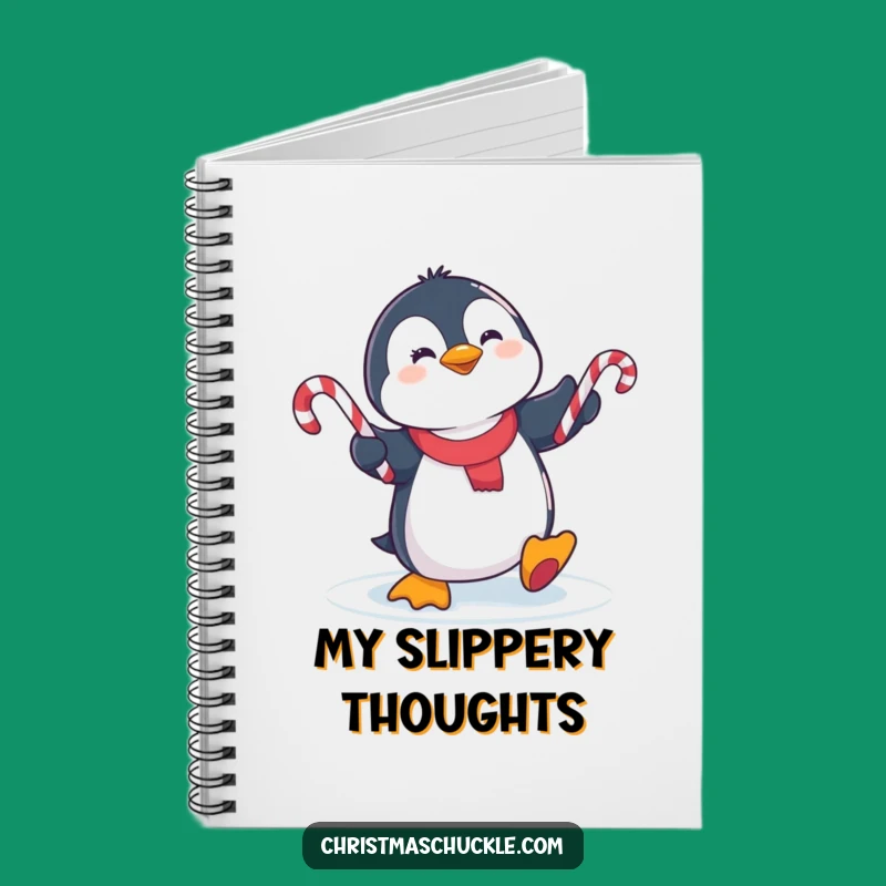 Funny Penguin Juggling Notebook: Jot Down Notes with Winter Fun