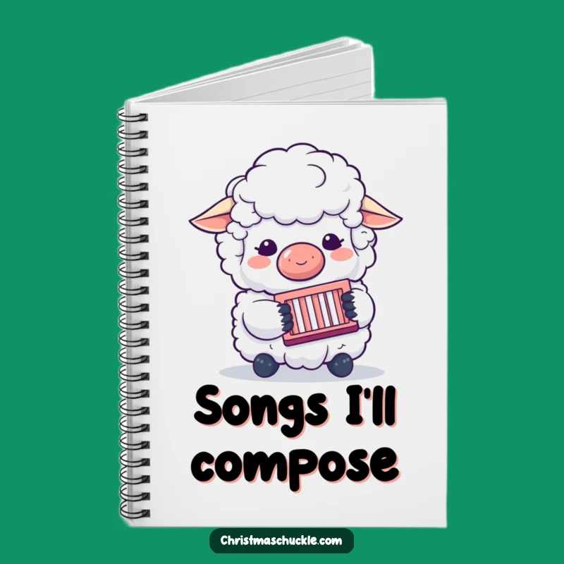 Funny Sheep Clown Notebook: Jot Down Melodies with Whimsical Flair