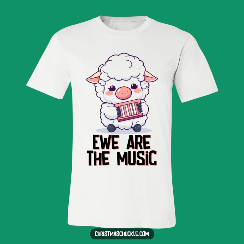 Funny Sheep Clown T-Shirt: Wear Your Musical Joy with Flair