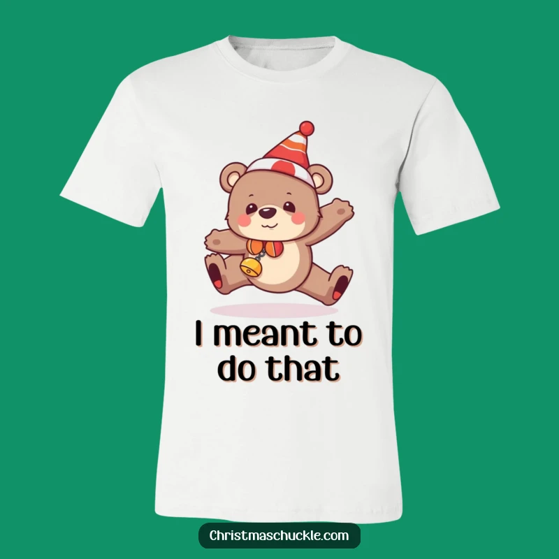 Funny Bear Tripping T-Shirt: Wear the Holiday Chaos, Ideal Gag Funny Gift