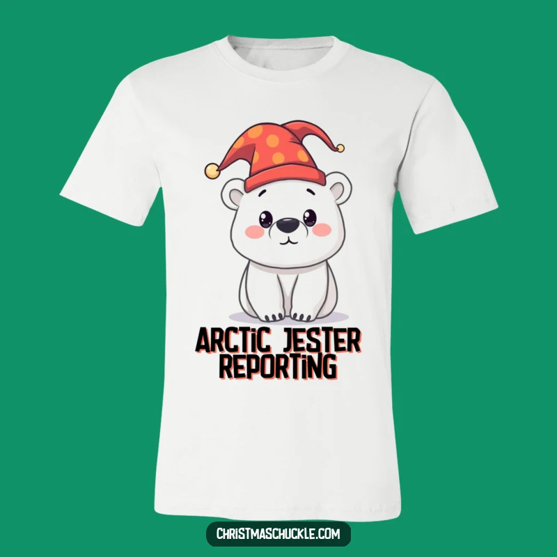 Funny Polar Bear Jester T-Shirt - Embrace Your Inner Clown!