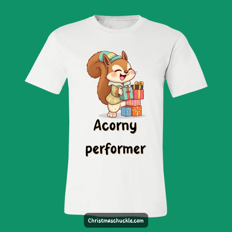 Funny Squirrel Clown T-Shirt: Wear Your Festive Fun, Ideal Whimsical Funny Gift