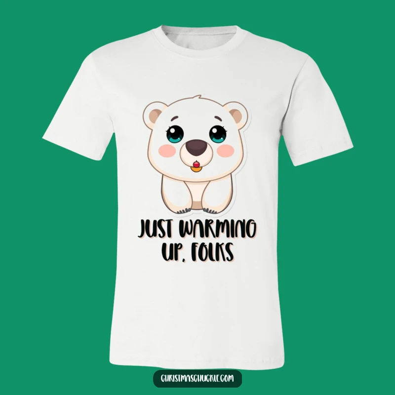 Funny Polar Bear Clown Nose T-Shirt: Wear Your Surprise with Style