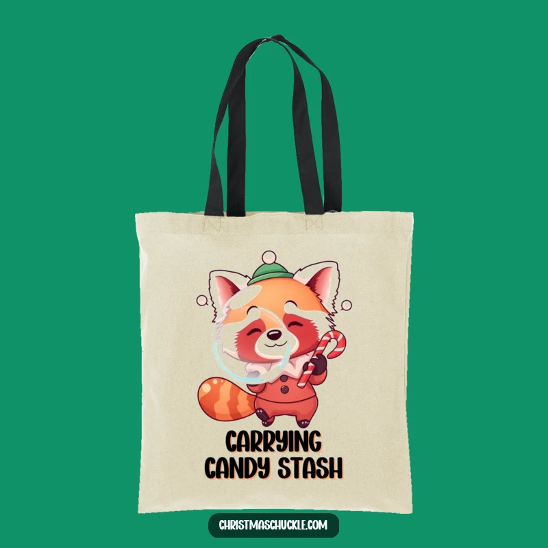 Funny Red Panda Clown Tote Bag: Carry Sweetness and Style
