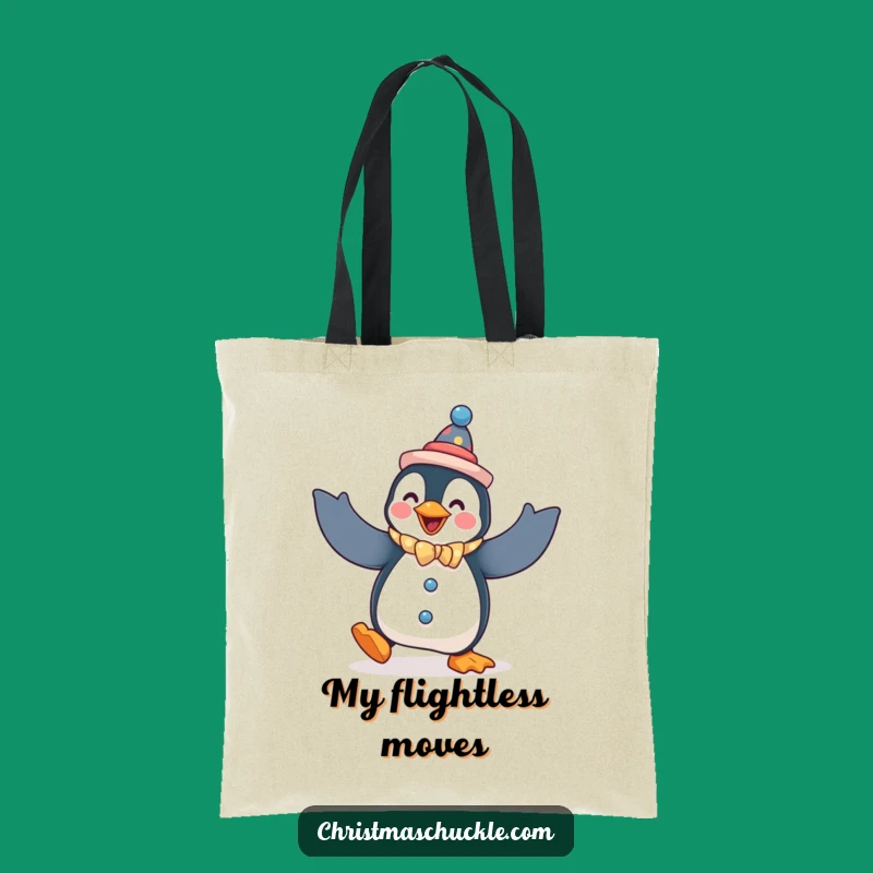Funny Penguin Clown Tote Bag: Hilarious Gift for Carrying Your Fun and Essentials