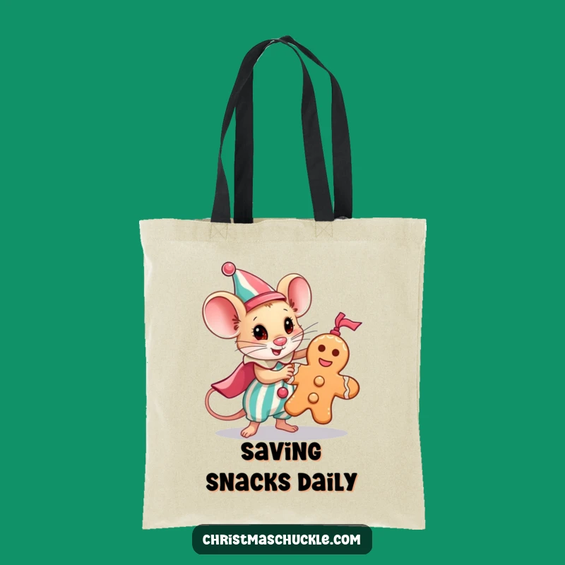 Funny Hero Mouse Clown Tote Bag: Carry Your Stuff With This Hilarious Gift!